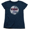 Image for Battlestar Galactica Womans T-Shirt - War Torn Viper Logo