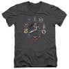 Image for Battlestar Galactica V Neck T-Shirt - Badges