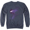 Image for Outer Space Crewneck - Haley's Comet Navy