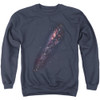 Image for Outer Space Crewneck - Milky Way Navy