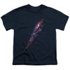 Image for Outer Space Youth T-Shirt - Milky Way Navy