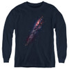 Image for Outer Space Youth Long Sleeve T-Shirt - Milky Way Navy