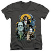 Image for Universal Monsters V Neck T-Shirt - Monster Mash
