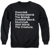 Image for Universal Monsters Crewneck - Ampersand Monsters