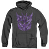 Image for Transformers Heather Hoodie - Tonal Decepticon