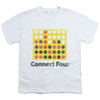 Image for Connect Four Youth T-Shirt - Classic Logo Distressed