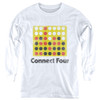 Image for Connect Four Youth Long Sleeve T-Shirt - Classic Logo Distressed
