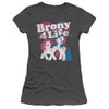 Image for My Little Pony Girls T-Shirt - Retro Brony for Life