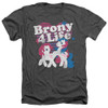 Image for My Little Pony Heather T-Shirt - Retro Brony for Life