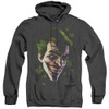 Image for Batman Heather Hoodie - Joker Grim