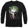Image for Batman Long Sleeve T-Shirt - Joker Face of Madness