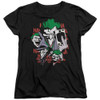 Image for Batman Womans T-Shirt - Joker Four of a Kind