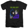 Image for Batman T-Shirt - V Neck - Joker Mad Bro