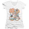 Image for Looney Tunes Girls V Neck T-Shirt - Screen Stars