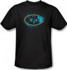 Image Closeup for Batman T-Shirt - Eyes in the Darkness Logo