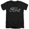 Image for Ford V Neck T-Shirt - Chrome Logo