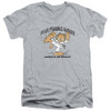 Image for Garfield V Neck T-Shirt - Foot Fungus Karate