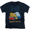 Image for Garfield Kids T-Shirt - Works for Me