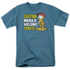 Image for Garfield T-Shirt - Male Weilding Tools
