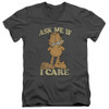 Image for Garfield V Neck T-Shirt - Ask Me