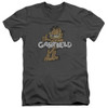 Image for Garfield V Neck T-Shirt - Retro Garf
