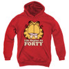 Image for Garfield Youth Hoodie - Life Begins at Forty