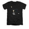 Elvis V-Neck T-Shirt Blue Bars