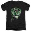 Image for Green Lantern V Neck T-Shirt - Space Cop