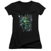 Image for Green Lantern Girls V Neck - Surrounded by Death