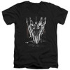 Image for Lord of the Rings V Neck T-Shirt - Big Sauron Head