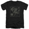 Image for Lord of the Rings V Neck T-Shirt - Map of M.E.