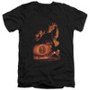 Image for Lord of the Rings V Neck T-Shirt - Destroy the Ring