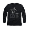 Elvis Long Sleeve T-Shirt - Guitar in Hand