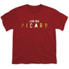 Image for Star Trek: Picard Youth T-Shirt - Picard Logo Rendered