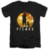 Image for Star Trek: Picard V Neck T-Shirt - A Man and His Dog