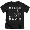 Image for Miles Davis Kids T-Shirt - Monochrome
