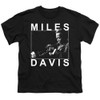 Image for Miles Davis Youth T-Shirt - Monochrome