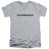 Image for Hummer V-Neck T-Shirt - Distressed Logo