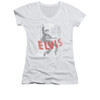 Elvis Girls V Neck T-Shirt - Iconic Pose