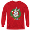 Image for Looney Tunes Youth Long Sleeve T-Shirt - Holiday Bunny