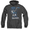 Image for Justice League of America Heather Hoodie - Batman Blue & Grey