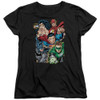 Image for Justice League of America Break Free Woman's T-Shirt