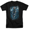 Image for Justice League of America Black Lightning Bolts T-Shirt