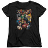 Image for Justice League of America The Leagues All Here Woman's T-Shirt