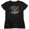 Image for Justice League of America Ready to Fight Woman's T-Shirt