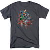 Image for Justice League of America Starburst T-Shirt