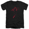 Image for Justice League of America V Neck T-Shirt - Flash Darkness
