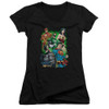 Image for Justice League of America Girls V Neck - Will Power