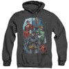 Image for Justice League of America Heather Hoodie - The Four