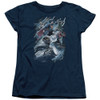 Image for Justice League of America Ride the Lightning Woman's T-Shirt